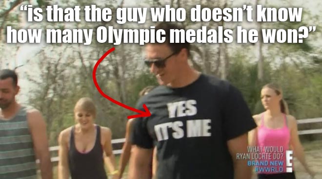 Ryan Lochte Yes Its Me Shirt Wwrld Hello Loser